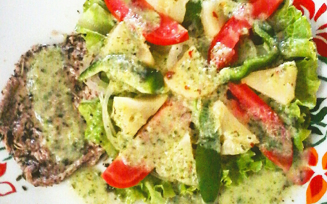 Molho de abacaxi para saladas