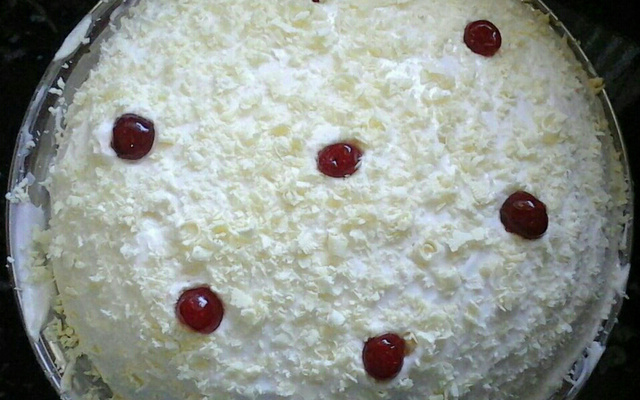 Bolo floresta branca