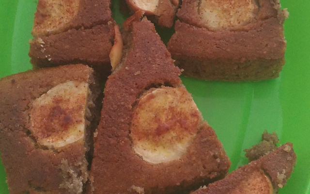 Bolo de banana integral (fitness)