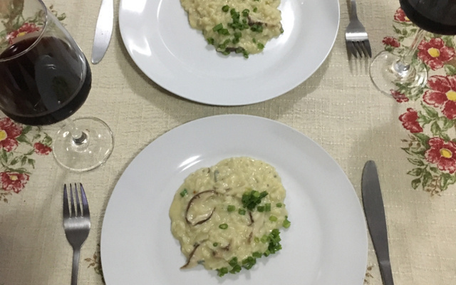 Risoto de shitake