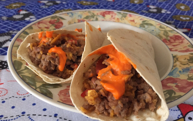 Burrito rápido e fácil