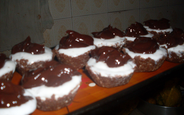 Cupcake Gelado de Nutella
