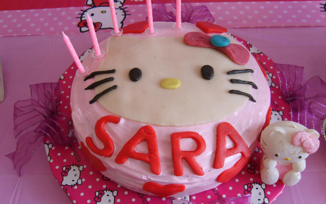 Bolo da Hello Kitty