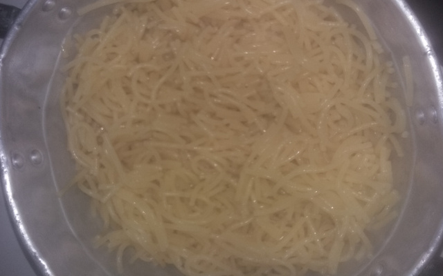 Macarrão cabelo de anjo - soltinho