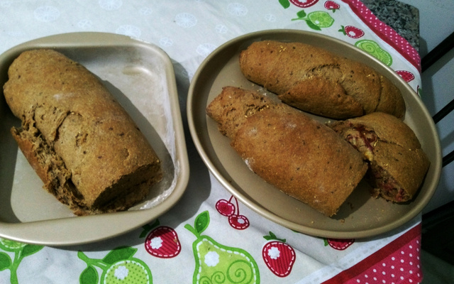 Pão integral delicioso