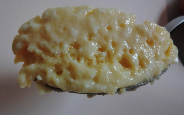 Mousse de brigadeiro branco aerado