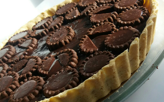 Torta de chocolate e limão siciliano