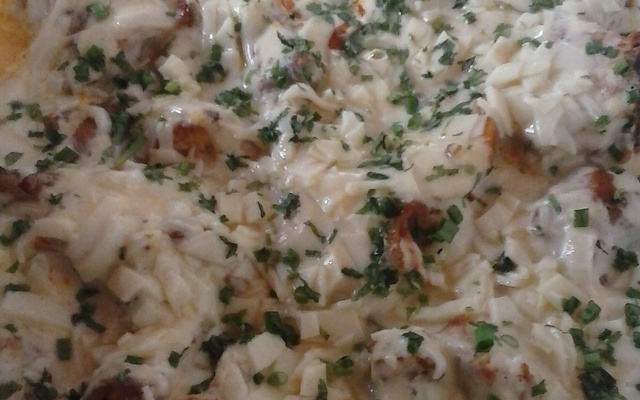 Frango com creme de milho