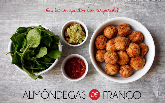 Almôndegas de frango