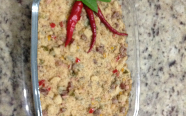 Farofa rica de Natal