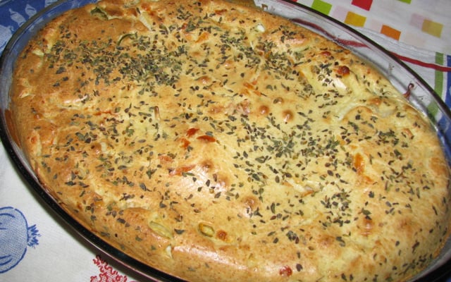 Massa rápida de torta salgada de liquidificador