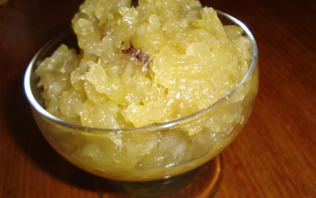 Doce de mamão verde caseiro