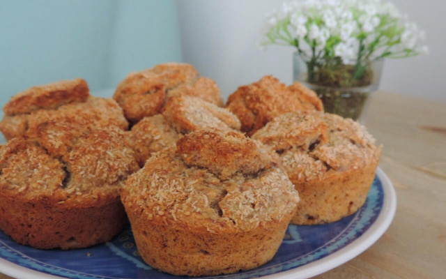 Mini bolo de banana fit   