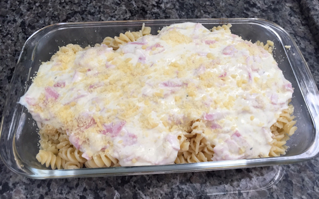 Macarrão à romanesca da Vivi