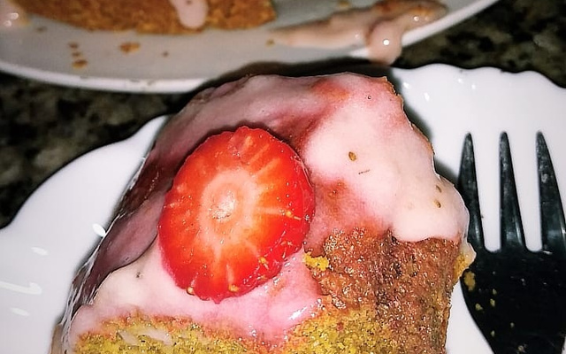 Bolo integral de beterraba