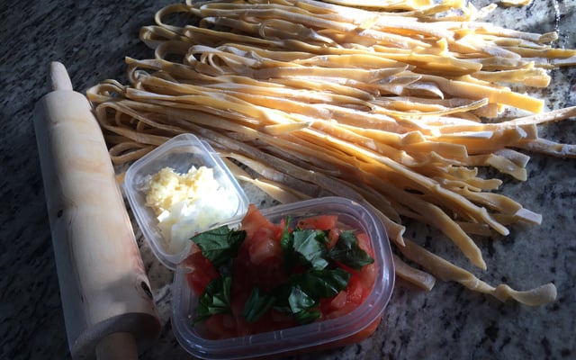 Massa para macarrão caseiro