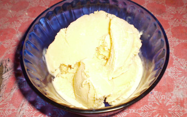 Sorvete de milho verde