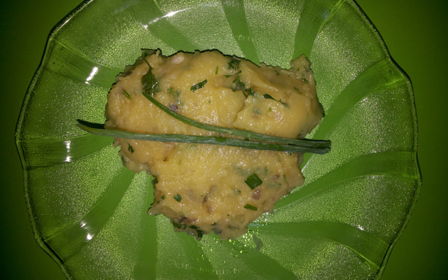 Purê de batata temperado