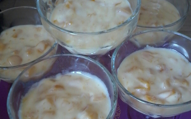 Estrogonofe de pêssego