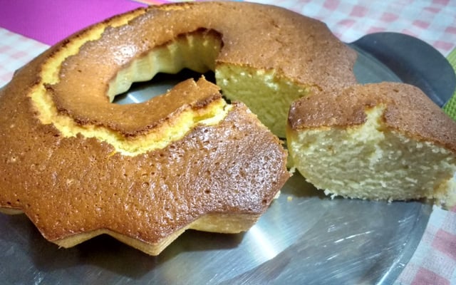 Bolo minuto de laranja sem lactose