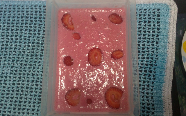Mousse de morango