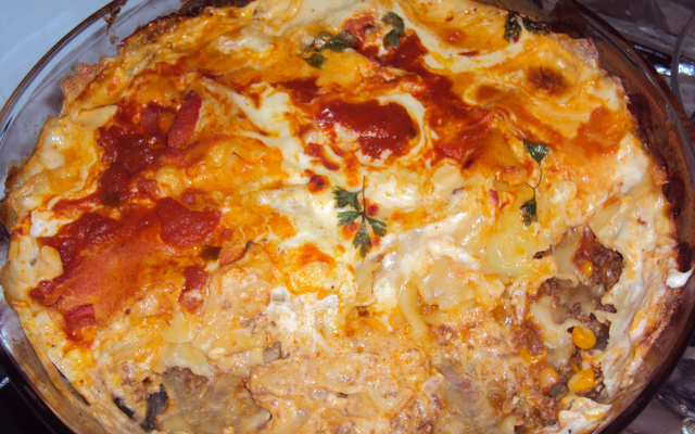 Lasanha de carne da Cris