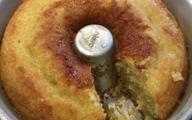 Bolo de mexerica enredeira