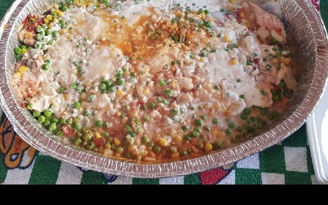 Peixe assado na grelha