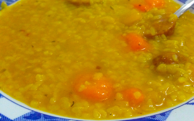 Sopa de mandioquinha