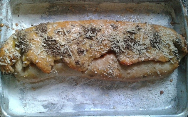 Massa de rocambole salgado