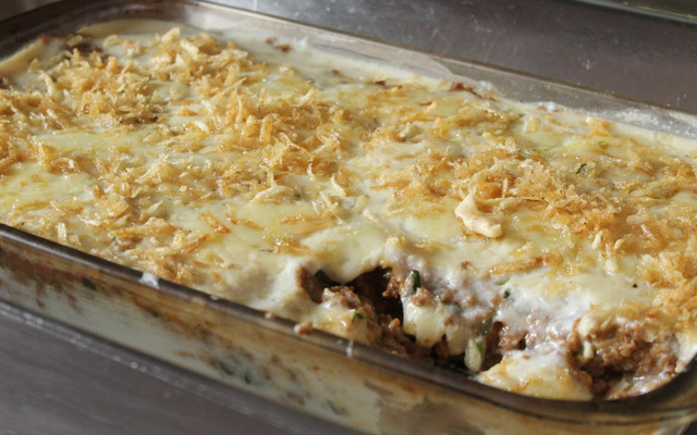 Fricassê de carne moída