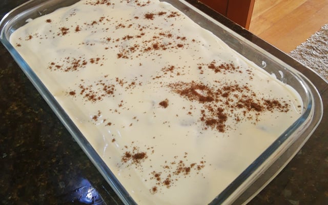 Torta de bolacha de café