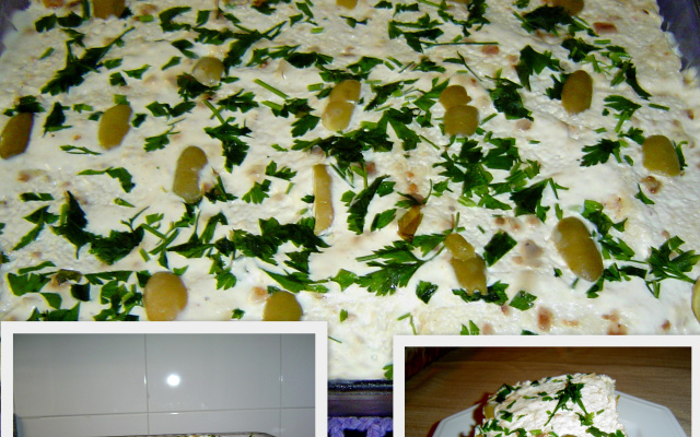 Torta de pão de forma do Lúcio Cezar