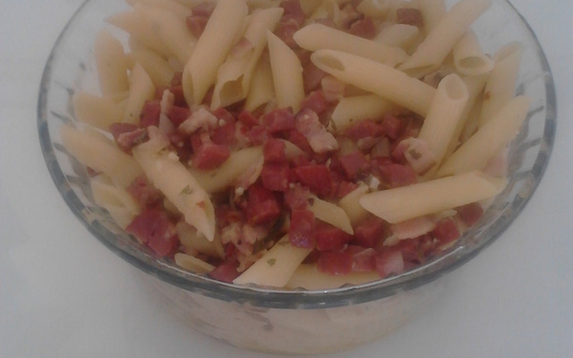 Macarrão penne ao azeite