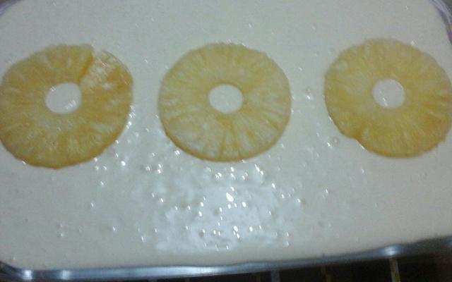 Pavê prático de abacaxi