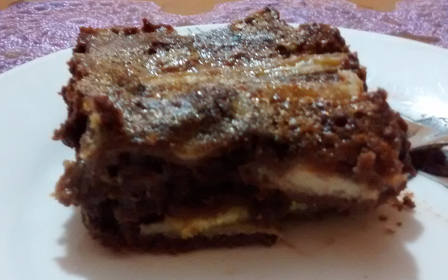 Torta crioula de banana