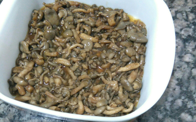 Shimeji na manteiga fantástico