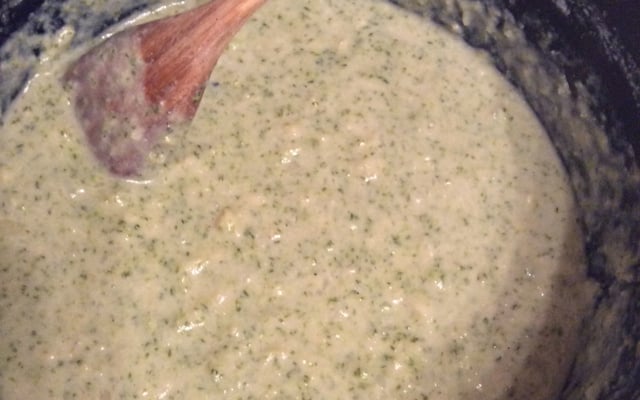 Sopa de brócolis e couve-flor