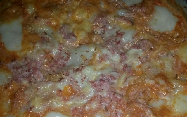 Macarrão ninho ao forno