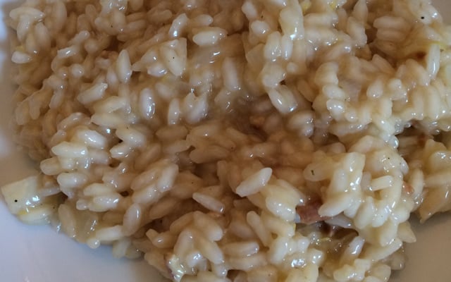 Risoto de limão siciliano ( Chef Pedro Cassiano )