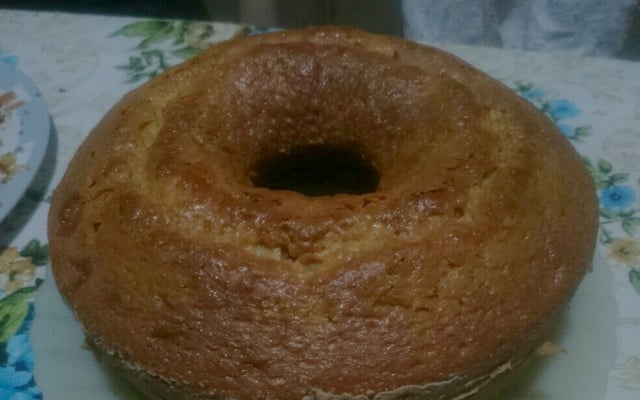 Bolo simples de liquidificador