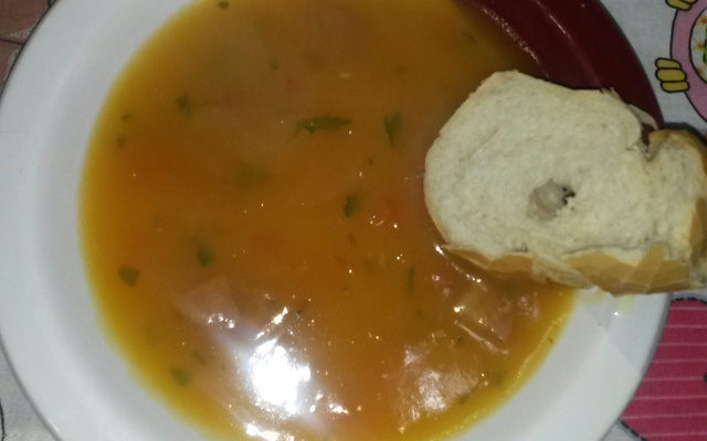 Caldo de mandioquinha