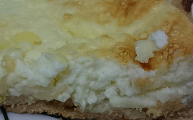 Quiche de queijo e alho poró