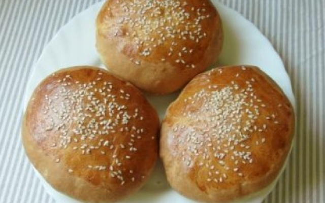 Pão de hambúrguer do Heryco