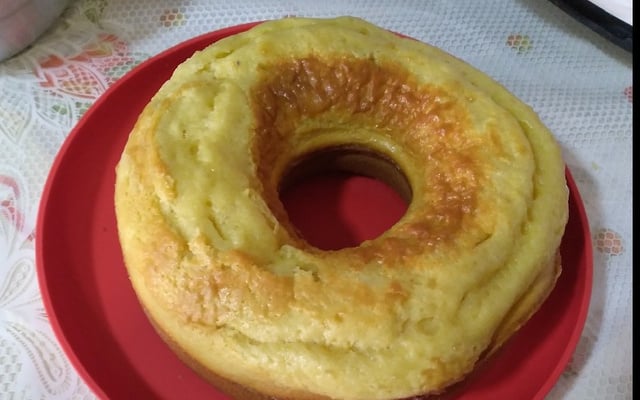 Bolo simples de liquidificador