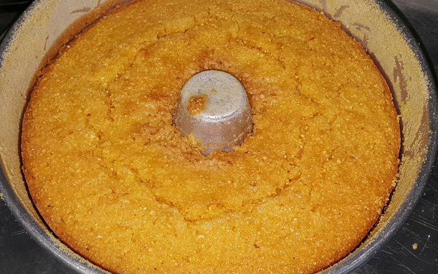 Bolo de milho de liqüidificador