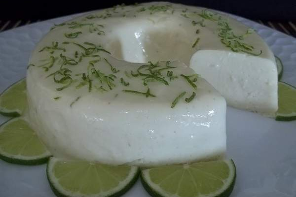Flan de limão