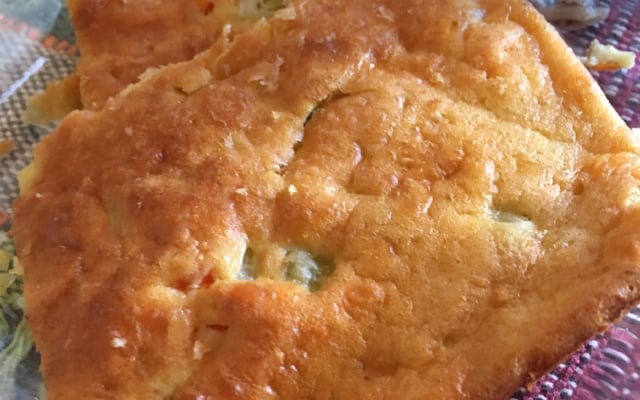 Bolo de legumes especial para vegetarianos