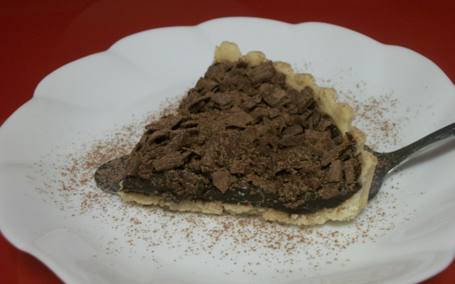 Torta cremosa de chocolate