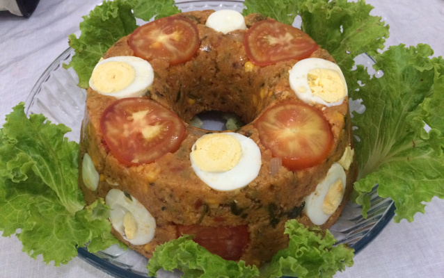 Cuscuz à paulista de linguiça calabresa